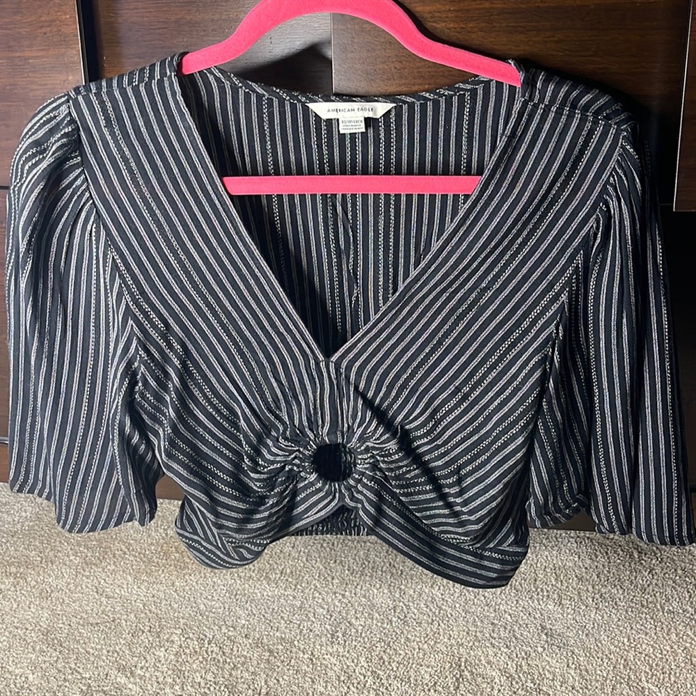 Black blouse from American Eagle